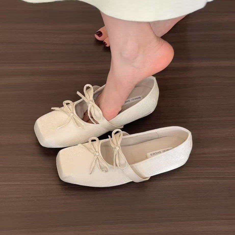 Height Increasing Insole 3CM French Mary Jane Shoes