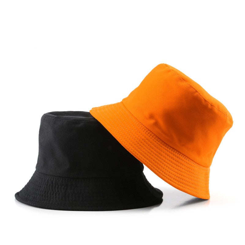 Solid Color Fisherman's Outdoor Sunscreen Shading Sun Hat Basin Hat