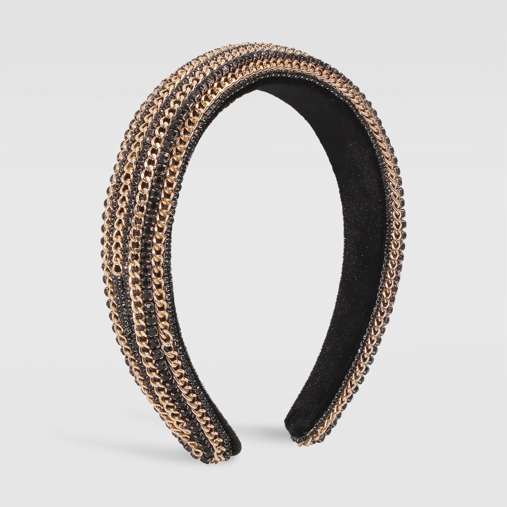 Hair Band Female Ins Simple Wind Velvet Press Hair New Headband