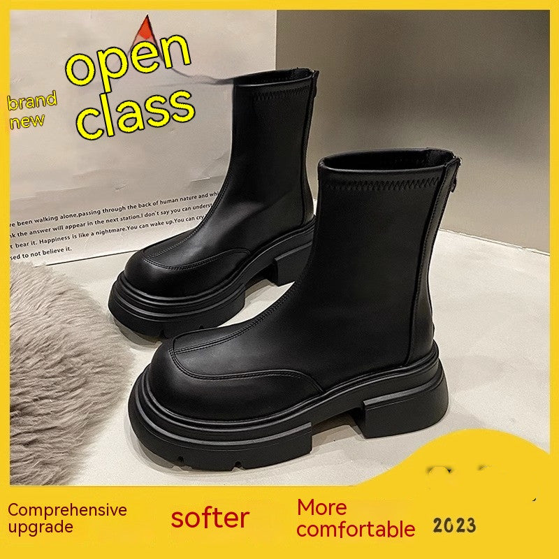 Fashion Skinny Autumn And Winter Ankle Boots