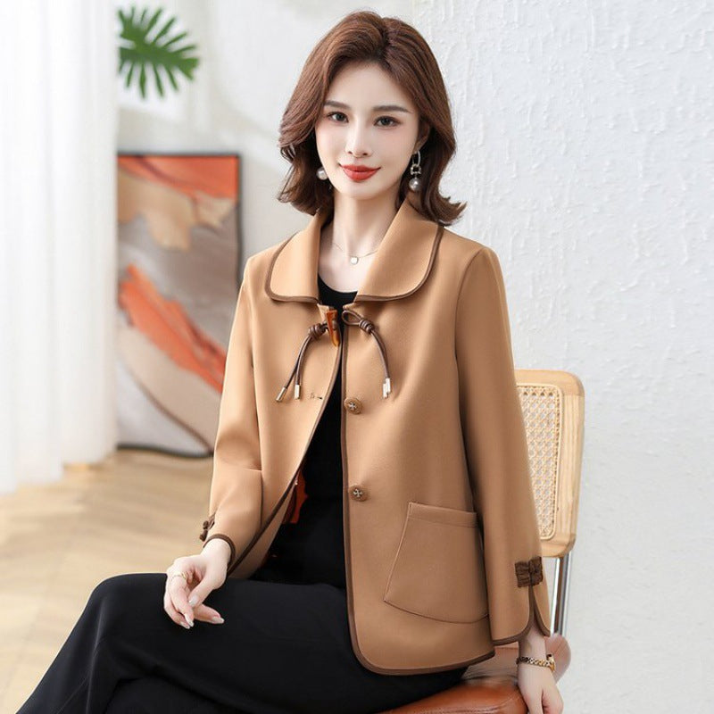 Spring Wear Outer Women's Fashion Short Trench Coat