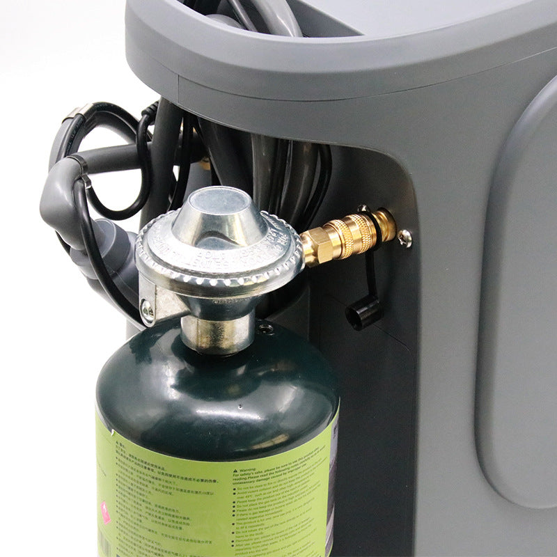 Camping Shower With A Constant-temperature Water Heater