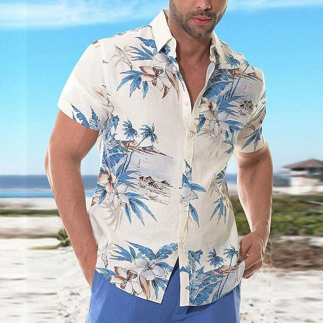 Men's Hawaiian Shirt Fashionable Casual Top