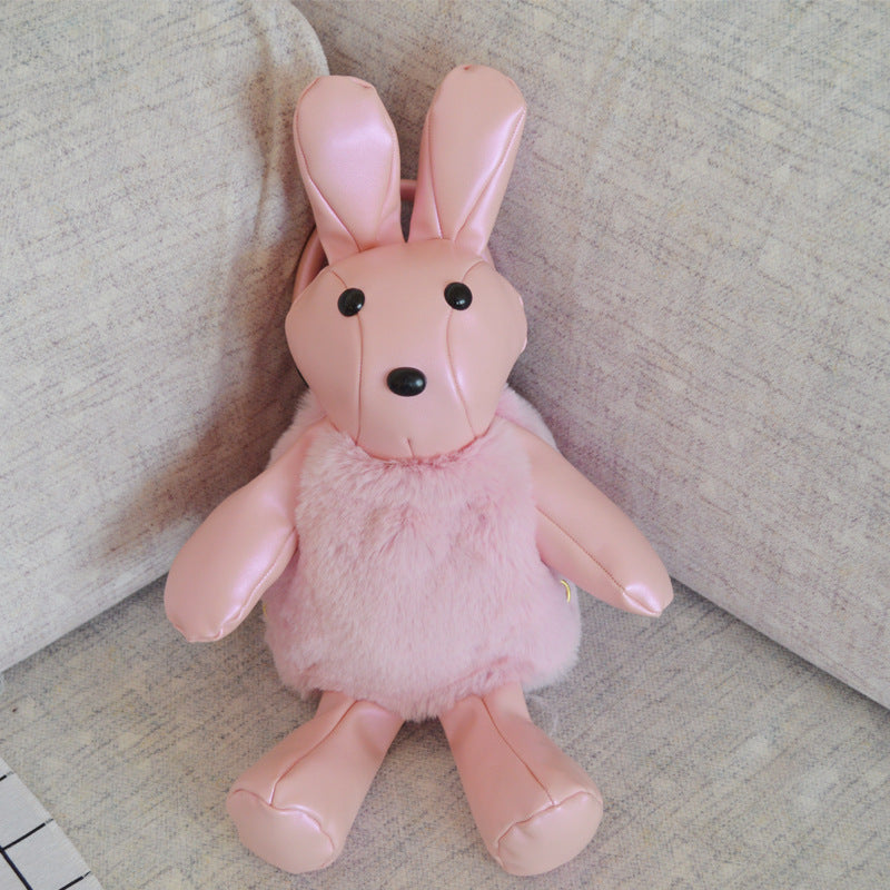 Women's Cute Fashion Plush Crossbody Bag