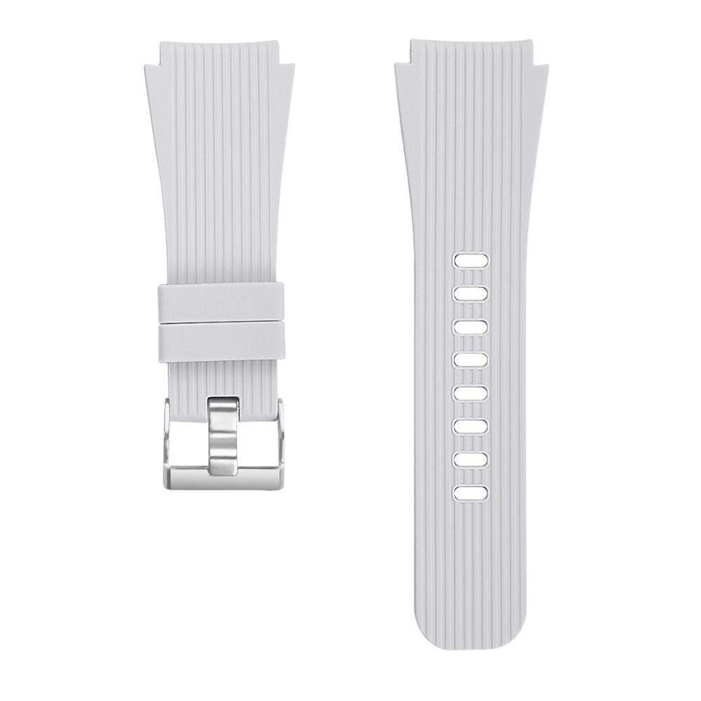 Straight Grain Silicone Sports Watchband Wristband