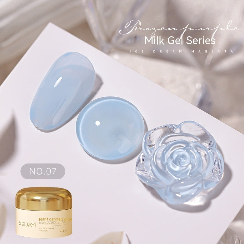 Milk Jelly Solid Color Summer Ice UV Polish
