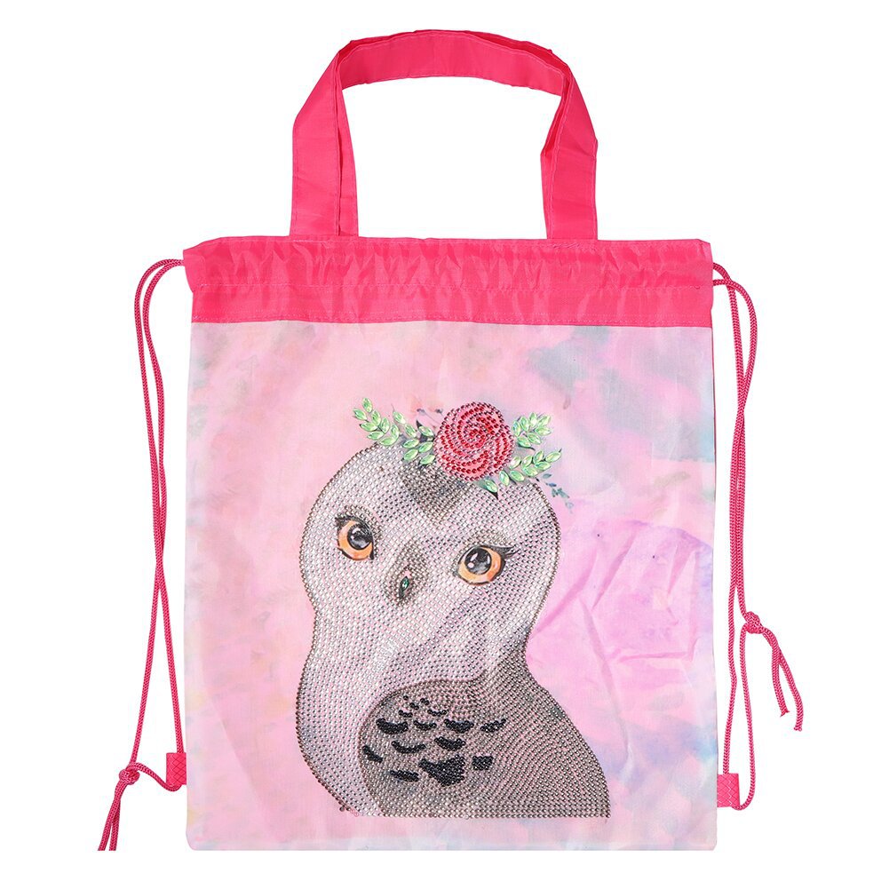 Creative Foreign Trade DIY Diamond Drawstring Back Bag Shopping