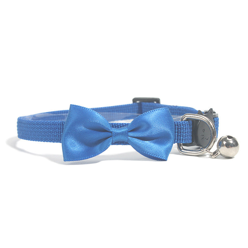 Nylon Bell Bow Pet Tie Collar