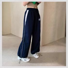 Retro Casual Harajuku Patchwork Sweatpants
