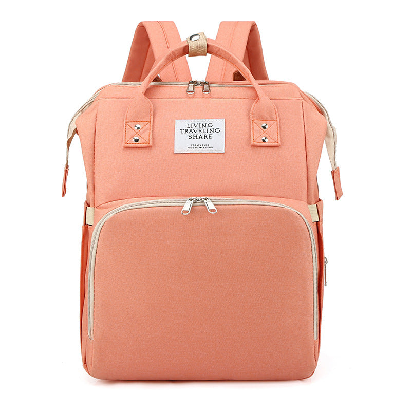Portable Double-shoulder Large-capacity Mommy Bag