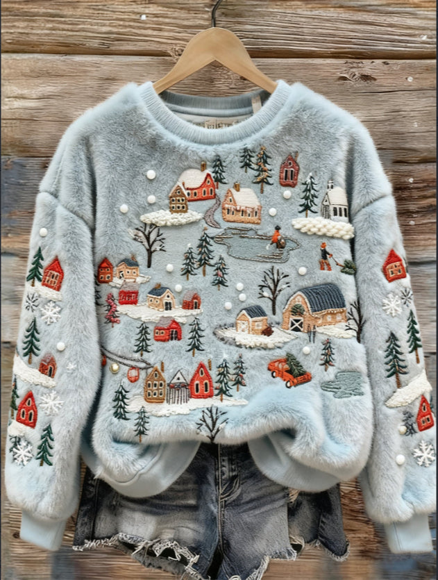 Christmas-themed 3D Digital-print Hoodie