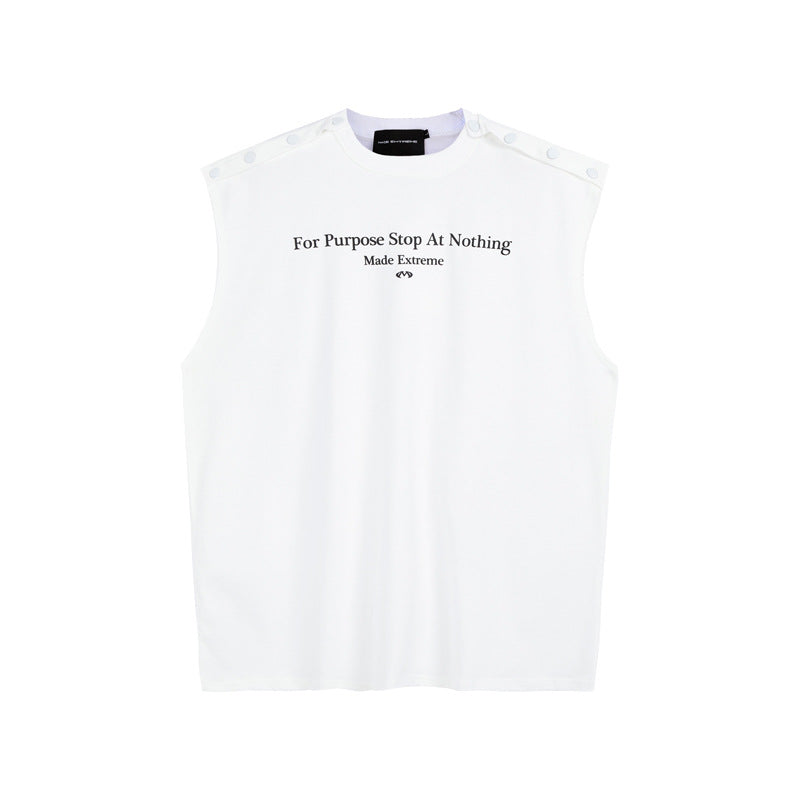 Street Printing Letters Summer Country Loose Base T-shirt