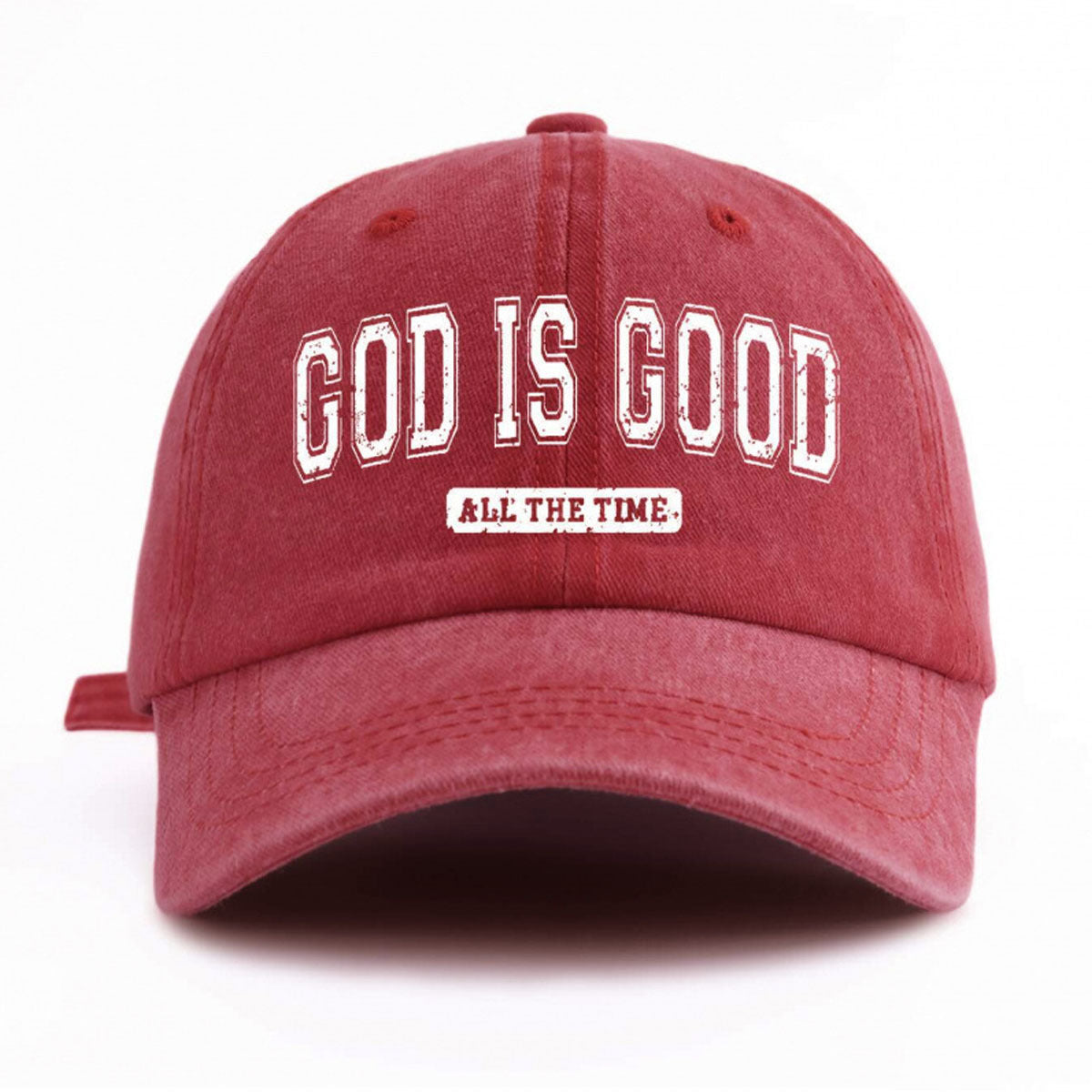 Water-washed Cotton Printed Hat With A Vintage Worn-in Look