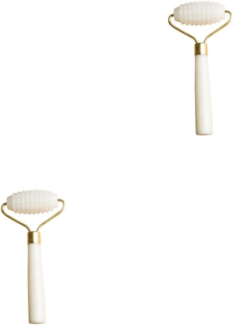 3Pcs Jade Face Roller Tool Portable Facial Massager Face Roller Massager Facial Massage Tool Single Head Jade