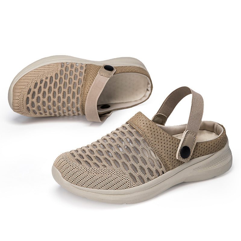 Women's Fashion Breathable Flip-flops Flyknit Sandals