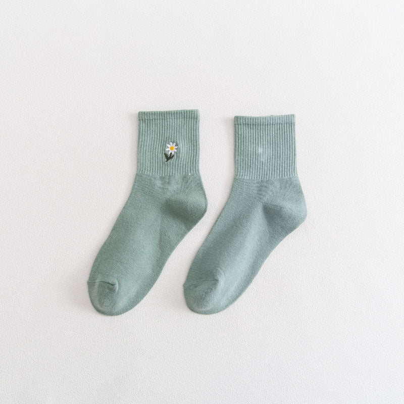 Thin Korean College Style Japanese Cute Female Socks In Summer