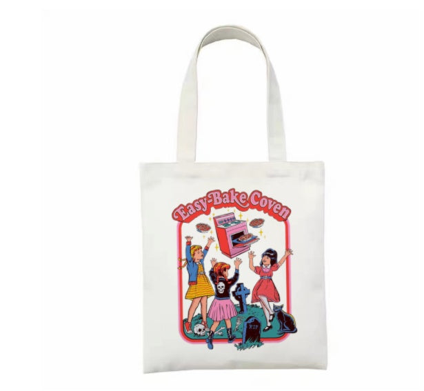 Printed Canvas Bag Personalized Creative Shoulder