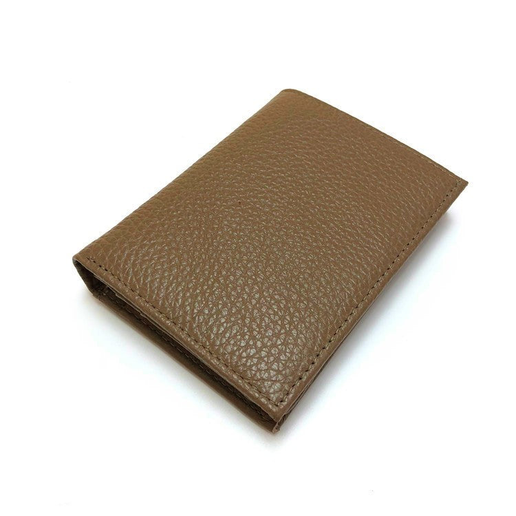 Short Genuine Leather Men's And Women's Wallet Vertical Multi Card