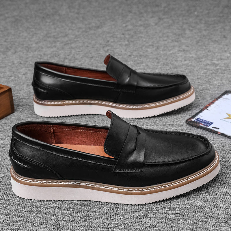 Men's Top Layer Cowhide Leather Shoes