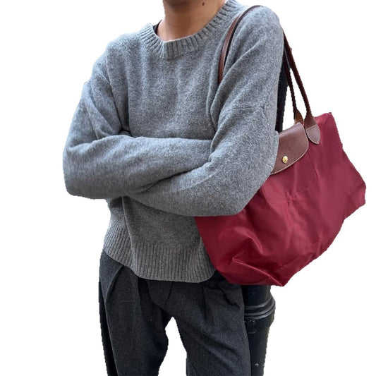 Fashion Simple Style Bottoming Woolen Women