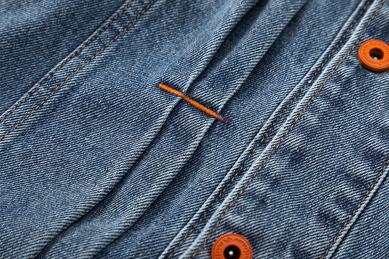Punk High Street Old Wash Denim Clothes Jacket