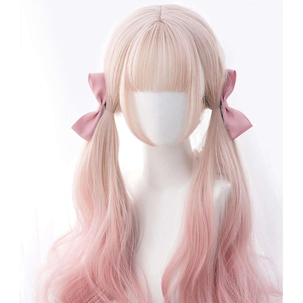 Women's Long Curly Hair Gradient Naturally