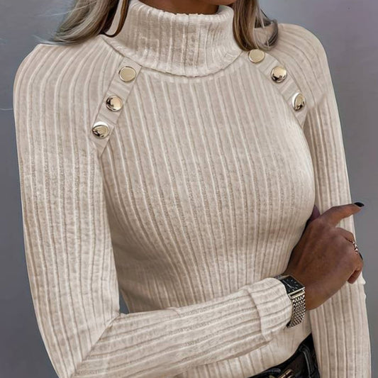 Women's Striped Pit Stripe U-neck Tight Fitting Base Coat