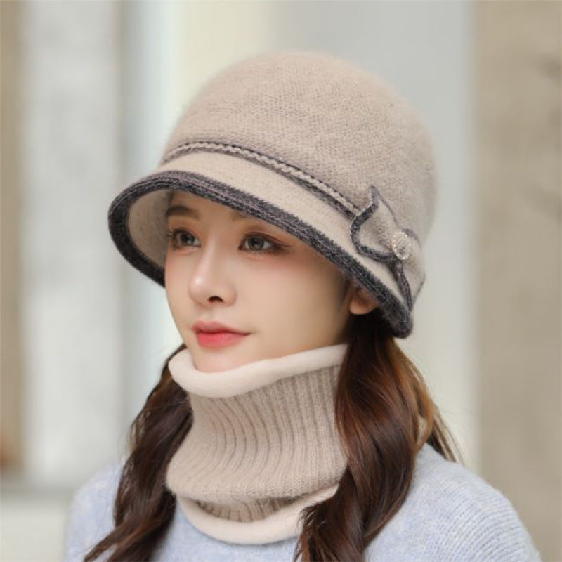 Ladies Rabbit Fur Beret Ladies Western Style Beautiful Hat
