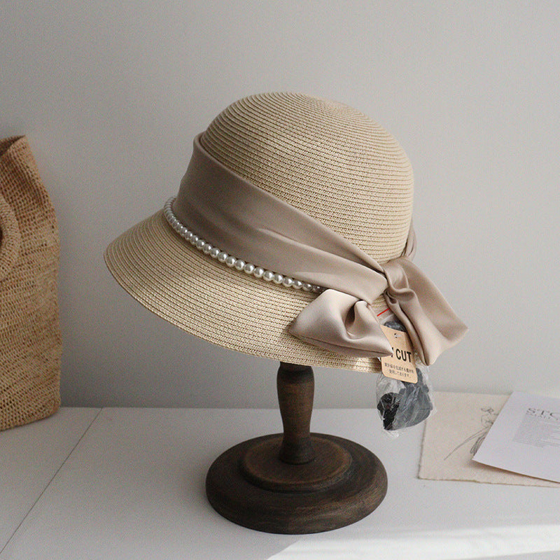 Female Korean Straw Plaited Outing Straw Hat