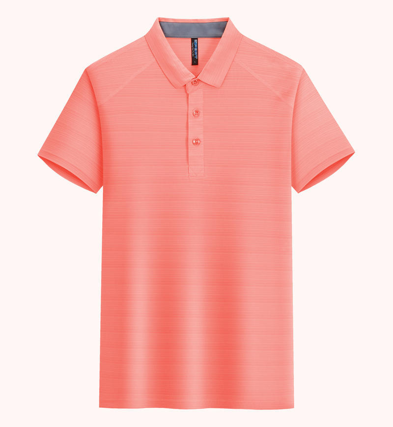 Crystal Silk Lapel Quick-drying Polo Shirt Outdoor Sports