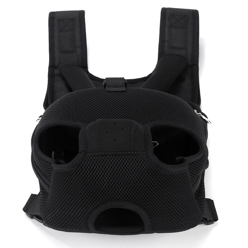Pet Backpack Foldable Convenient Backpack Beautiful And Practical Canvas Mesh Bag