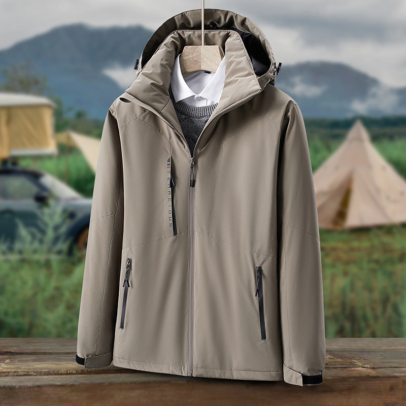 Outdoor Shell Jacket Men's Single Layer Spring And Autumn