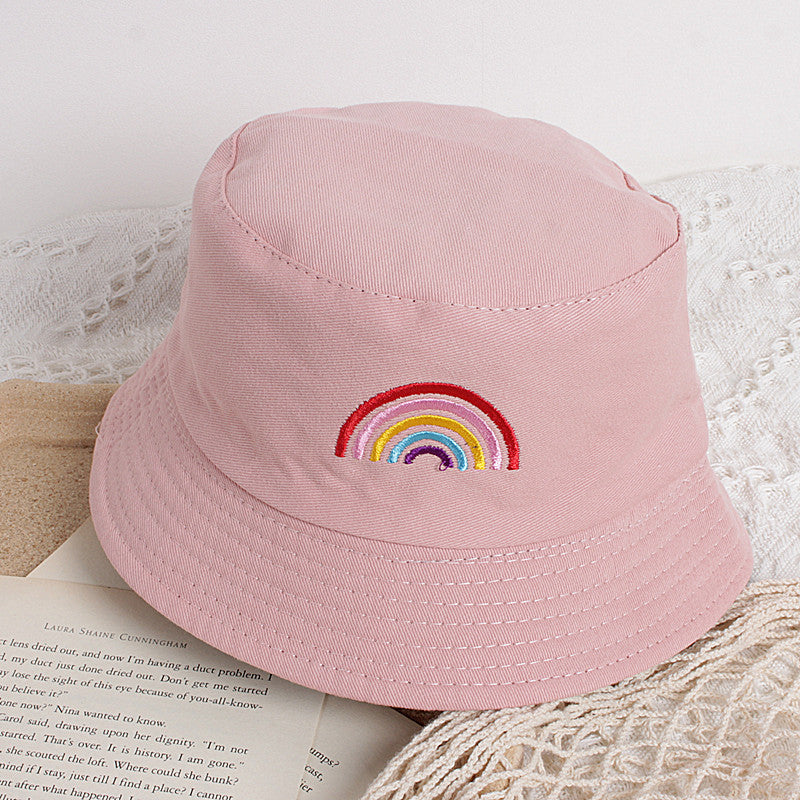 Children's Rainbow Bucket Hat Sun-proof