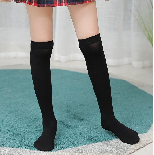 Children Stockings Over The Knee Velvet
