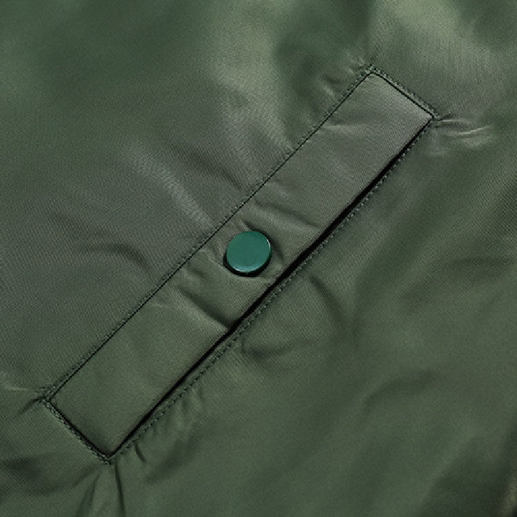 Winter Models Of National Tide Simple Embroidered Label Baseball Cotton Jacket Men
