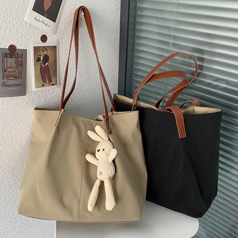 Lærred Dametaske Med Én Skulderrem Japansk-inspireret Kunstnerisk Design