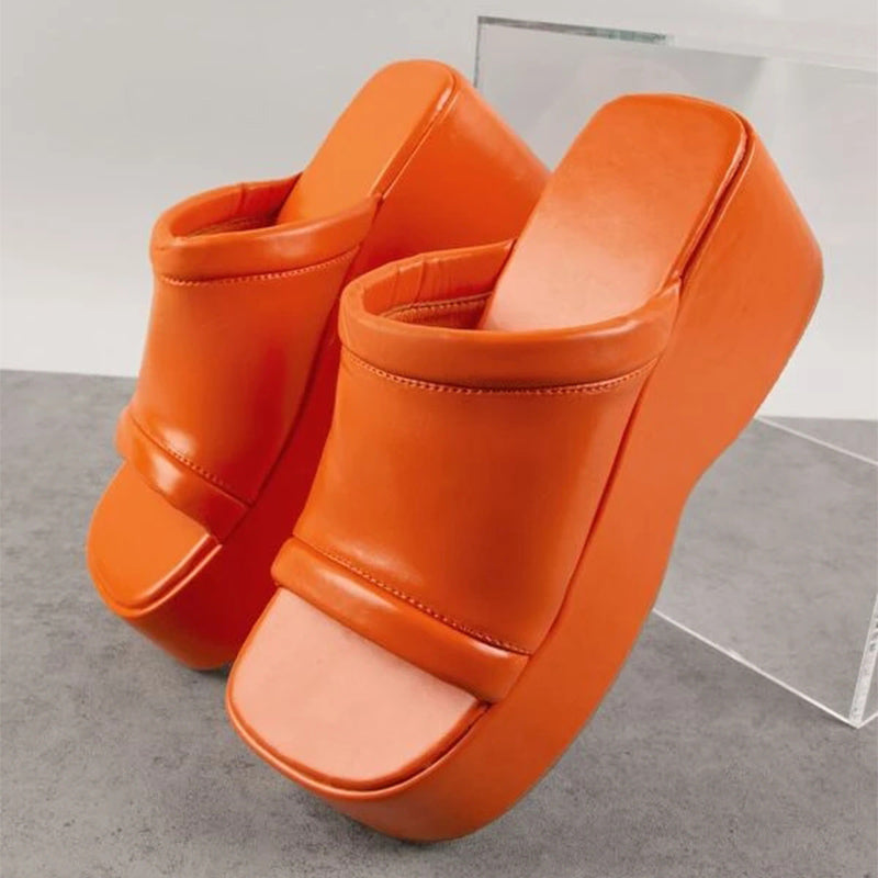 Women's New Fashion Casual Wedge Heel Plus Size Slippers