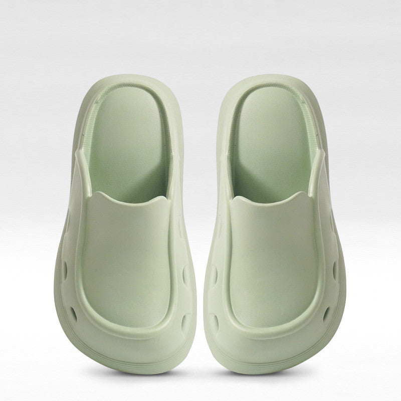 Baotou Thick Bottom Fashion Slippers Outerwear Home Shoes EVA Non-slip Casual Beach Shoes
