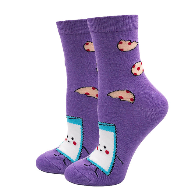 Women's Casual Fashion Simple Jacquard Socks
