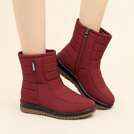 Warm Waterproof And Anti-slip Snow Boots