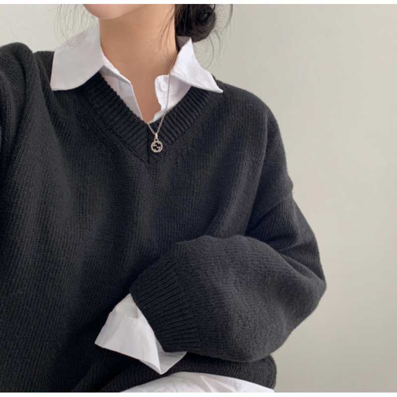 Women's Pullover Mid-length Warm Top
