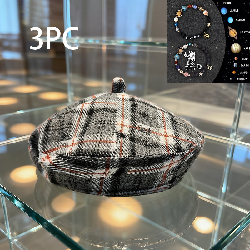 British-style Casual Painter Hat That Is Versatile And Can Show Off Your Face