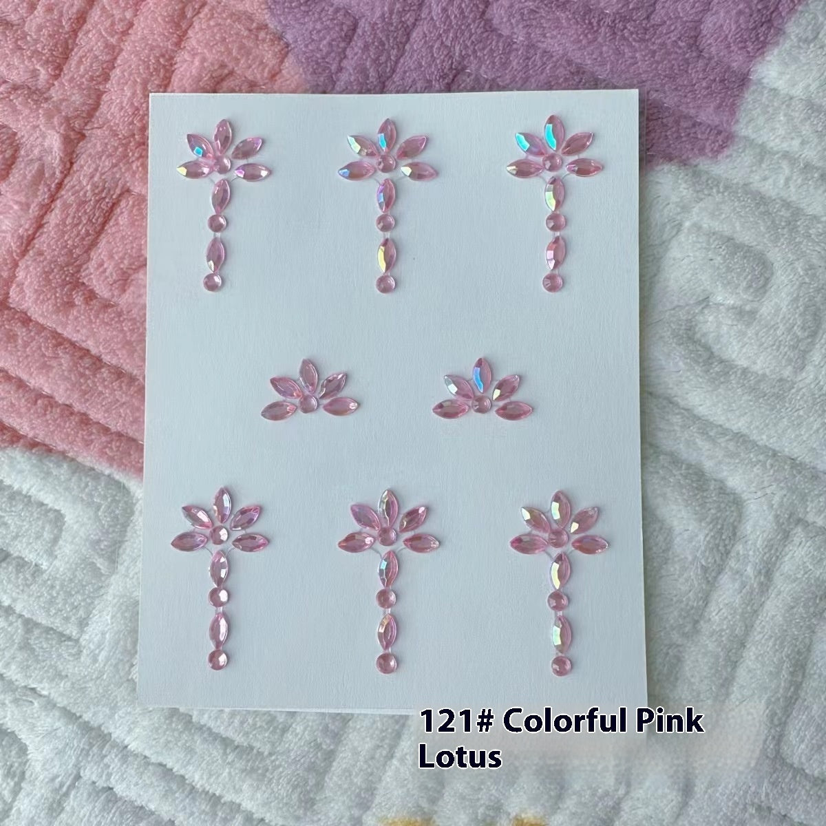 Comes With Sticky Pearl Stick-on Crystals Transparent Photo Shoot