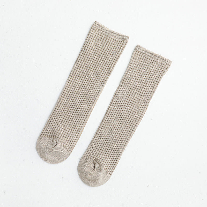 Girls' Heelless Socks Lace In Autumn And Winter
