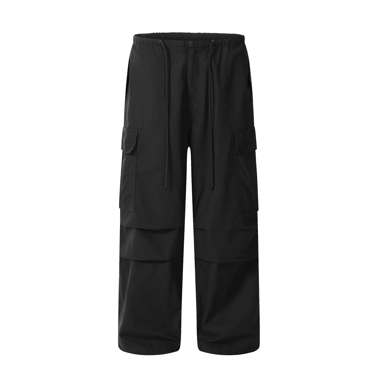 Retro Mopping Umbrella Overalls Loose Wide-leg Pants