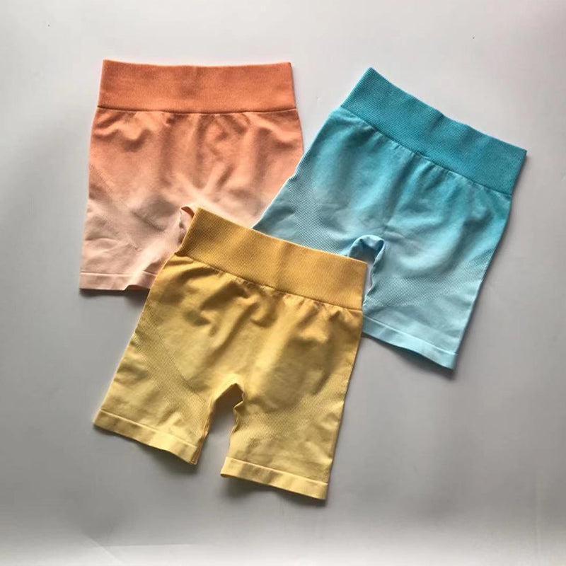 Anti-light Fast-drying Running Fitness Three-point Pants High Waist Peach Yoga Pants