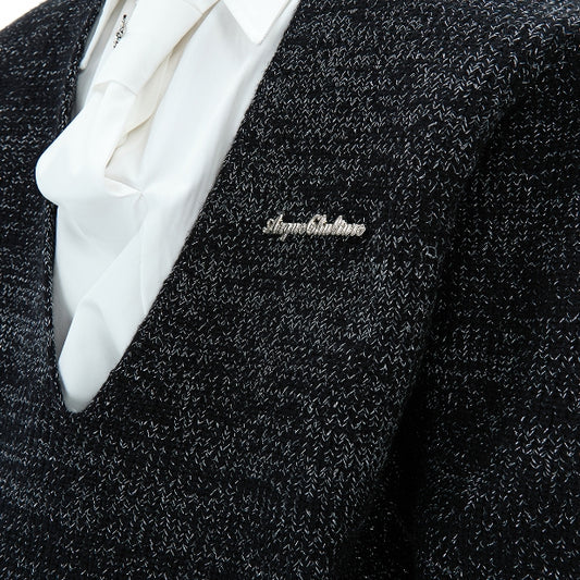 Niche Deconstruction Tie Shirt False Two-piece Patchwork Sweater