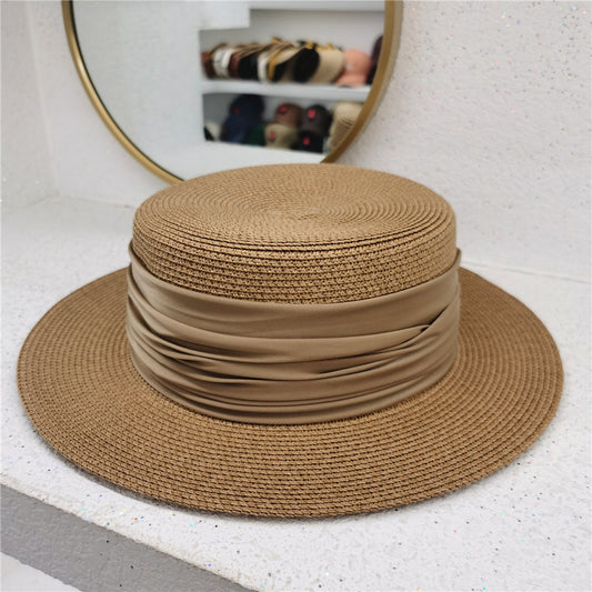 Summer Women's Simple Flat Top Holiday Visor Hat