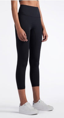 New Fitness Yoga No T-line Nude High-waist Beautiful Buttocks Cropped