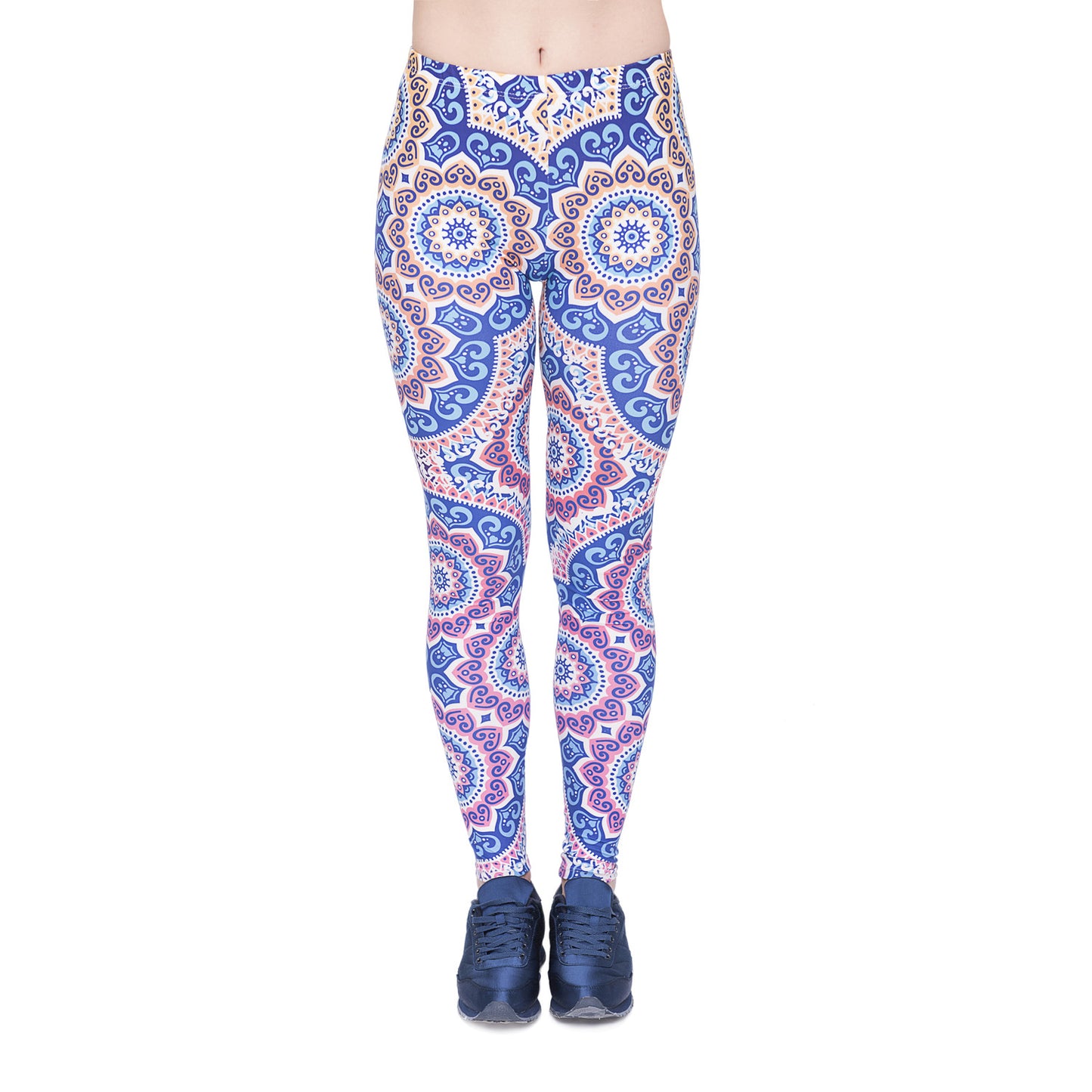 Digital printed cropped trousers
